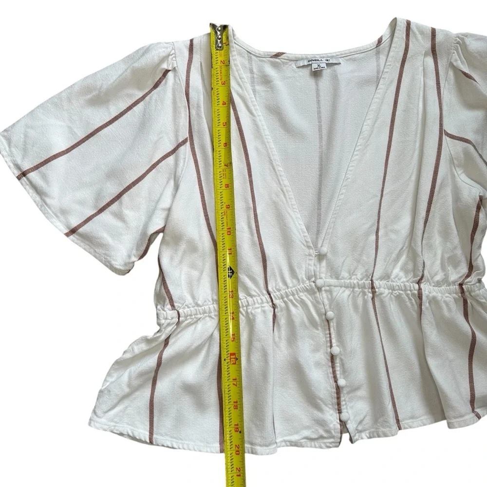 O’Neill Wes V-Neck Blouse – Women’s Size XL - Picture 7 of 9